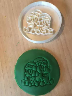 Bluey Christmas Cookie Cutter
