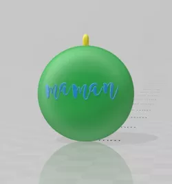 Boule de Noel "Maman"