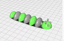 Caterpillar two colour