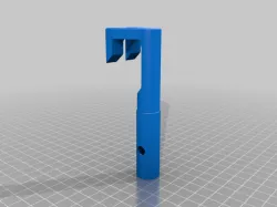 Ceiling fan chain puller, mounts on garden stake or Swiffer pole.
