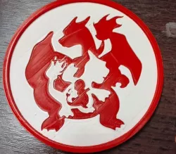 Charmander Charmeleon Charizard Pokemon Coaster