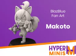 Chibi Makoto | BlazBlue Fan Art