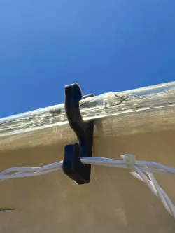 Christmas light gutter hook