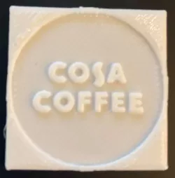 Cosa Coffee emblem keychain