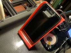 Dock for smartphone wireless charging (fits iPhone XR + bumper)