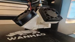 Down part for Dual fan - Wanhao i3 Mini