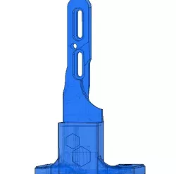 Dyzextruder-GT fan shroud (right) for V6 (or other) hot-end