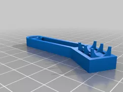 Ender 3 v2 bed corner cable holder