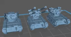 Epic scale support tanks (Anti air and suppression)