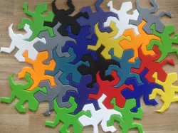 Escher lizards