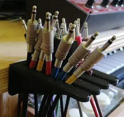 eurorack patch cable holder