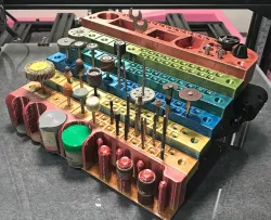 Expandable Dremel Bit Storage System