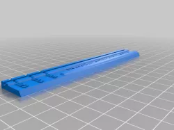 Extruder calibration ruler