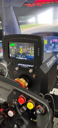 Fanatec Podium DD1/DD2 dashboard with Nextion 4,3"