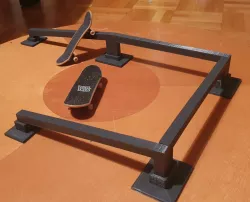 Finger Skateboard modular rails
