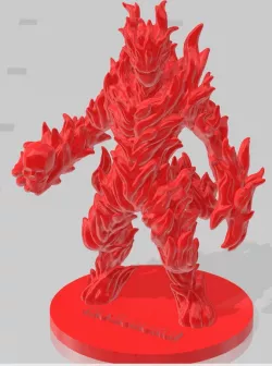 Fire Elemental, Skull Grasp