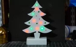 Flashing LED Christmas Tree