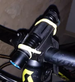 Flashlight holder for Scott Genius 
