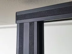 Flush snap-on v-slot insert