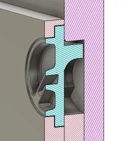 French Cleat Cam Lock