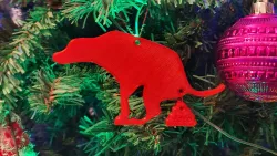 Funny Christmas tree decoration