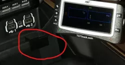 GPS/TTPMS display mount for 2020 RAM tablet slot