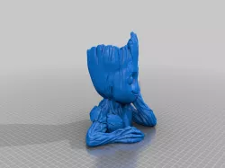 groot (avec vrais plante)