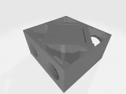 HEAT EXCHANGER  AIR-AIR metal sheet partition 0.2-0.4MM 200 X 200