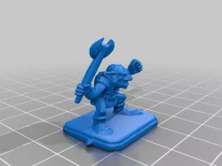 heroquest goblin with doubleaxe
