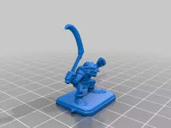 heroquest goblin with scythe