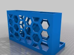 Hex Lightened Glue Gun Holder