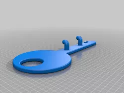 Key Shaped Key Hook