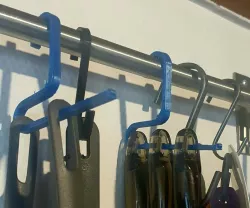 kitchen hook for various utils - Ikea Grundtal compatible, STEP included