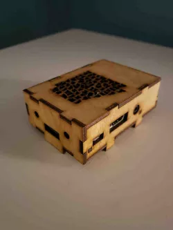 Laser cut raspberry pi case