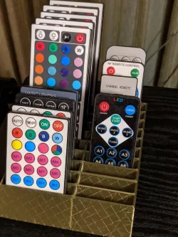 LED Remote Holder for 20 Remotes
