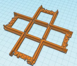 Lego Train Track Crossing
