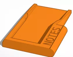 Magnetic Shopping List Holder