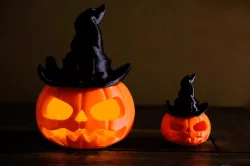 Makie's Pumpkin with Tea Light 