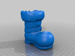 Mario in Christmas boot