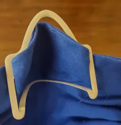 Mask nose clip / glasses fog preventer, 3D print or laser cut