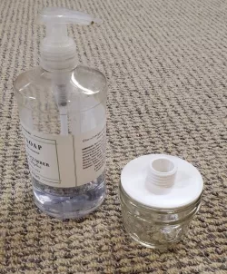 Mason jar pump lid for 8TPI 0.93in dia pumps