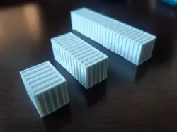 N scale 1:160 Shipping container 10ft, 20ft, 30ft,40ft MiniRailway