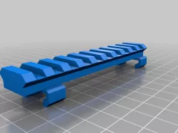 Nerf Regulator Top and Bottom Picatinny Rails