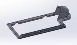Nintendo Switch Frame with Cable Duct and Floppy Shaft