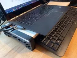 Notebook stand legs / Keyboard bridge (Remix of Monitor stand Legs)