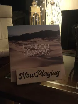 "Now Playing" Vinyl Stand for 33, 45 and 78 rpm LP Records