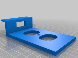 Outlet cover with charging shelf