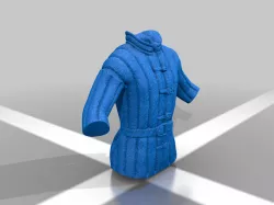 Padded Armor 3 Variants of Gambeson (Light Armor) - Tabletop Kitbashing