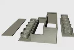 Paint stand: 60 ml and 20 ml, modifiable