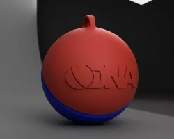 Paintball Christmas Ornament